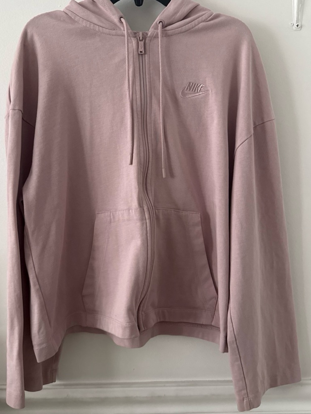 Nike Women's Pink Full-Zip Hoodie